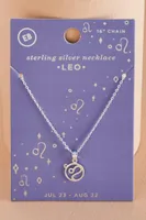 Leo Zodiac Symbol Necklace