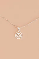 Cancer Zodiac Symbol Necklace