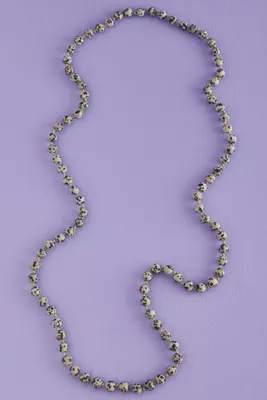 Dalmatian Jasper Beaded Necklace