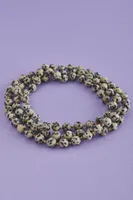 Dalmatian Jasper Beaded Necklace