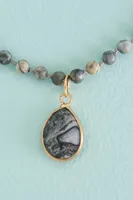 Map Stone Jasper Choker Necklace