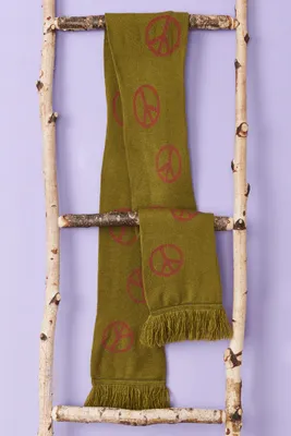 Peace Sign Scarf