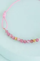 Pink Tourmaline Rack Bracelet