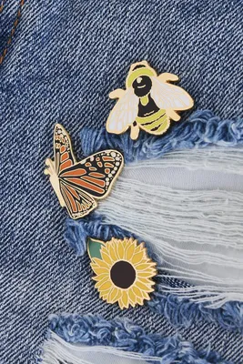Pollinators Enamel Pin Set