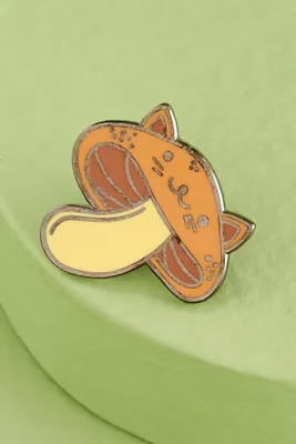 Mushroom Cat Enamel Pin