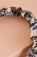 Cream Paisley Hair Scarf