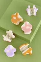 Abstract Mushroom Claw Clip Set