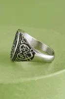 Tree of Life Celtic Heart Knot Ring