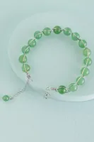 Wire Wrapped Green Aventurine Bracelet