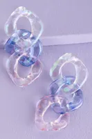Pastel Chunky Chain Earrings