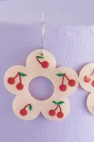 Retro Cherry Flower Earrings