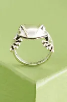 Silver Frog Ring