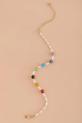 Chakra Stone Anklet