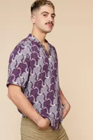 Purple Elephant Camp Shirt