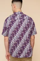 Purple Elephant Camp Shirt