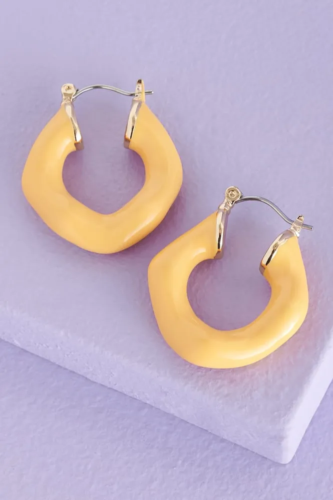 Retro Irregular Hoop Earrings