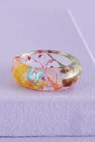 Mixed Bloom Flowerpress Ring