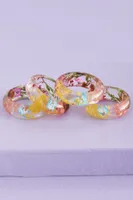 Mixed Bloom Flowerpress Ring