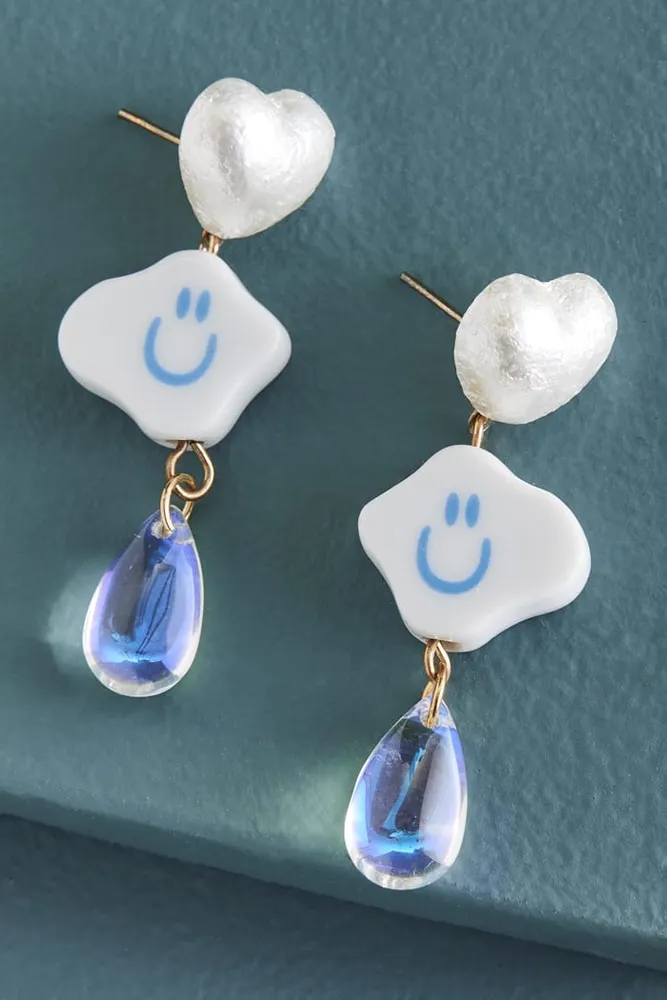 Happy Rain Cloud Earrings