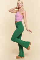Jade Crossover Yoga Flare Pants