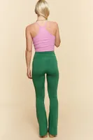 Jade Crossover Yoga Flare Pants
