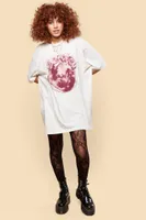 Boho Moon Oversized Fit T-Shirt