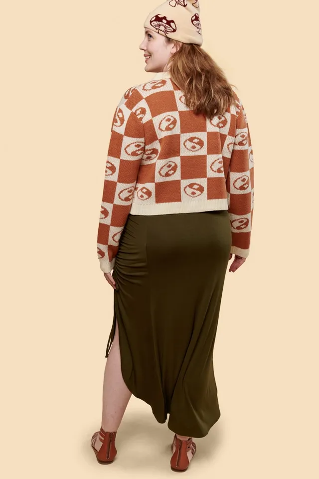 Charcoal Barcelona Maxi Skirt