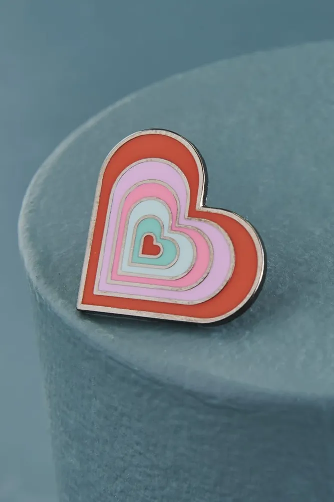 Rainbow Sweetheart Enamel Pin