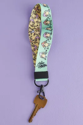 Dancing Mushroom Mini Lanyard