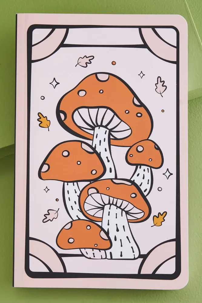 Denik Peach Mushroom Layflat Journal