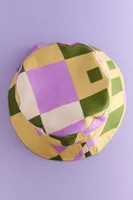 Purple and Green Checkered Bucket Hat