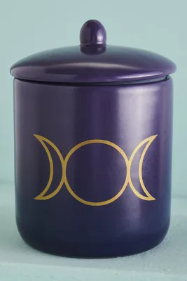 Purple Triple Goddess Stash Jar