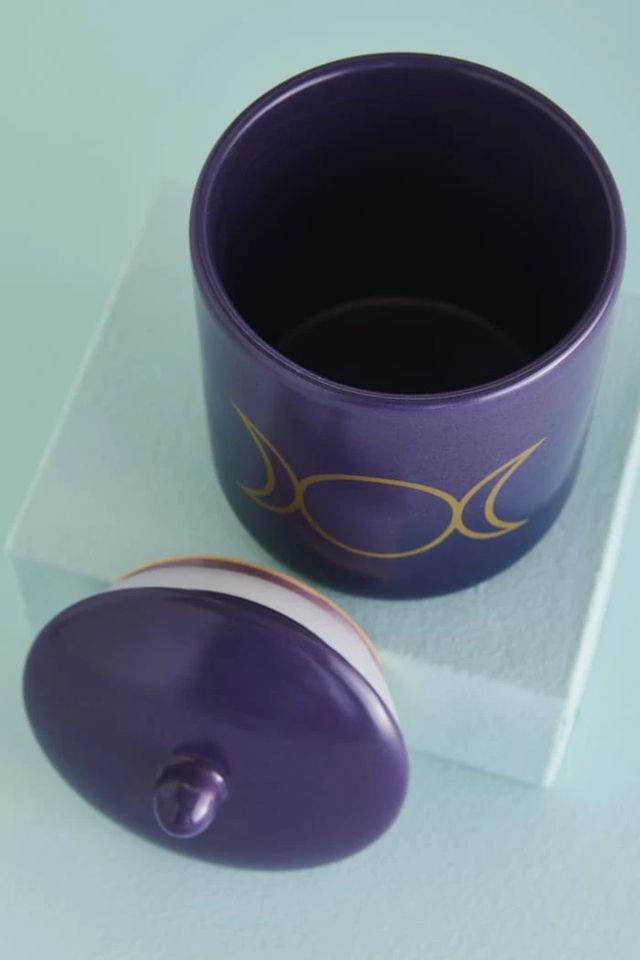 Purple Triple Goddess Stash Jar