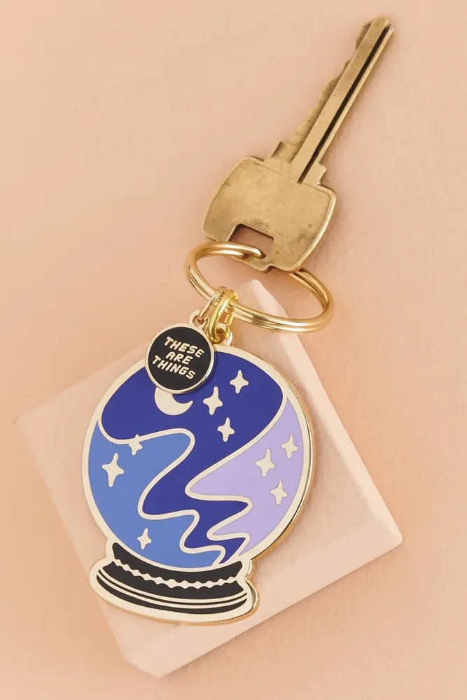 Celestial Crystal Ball Keychain