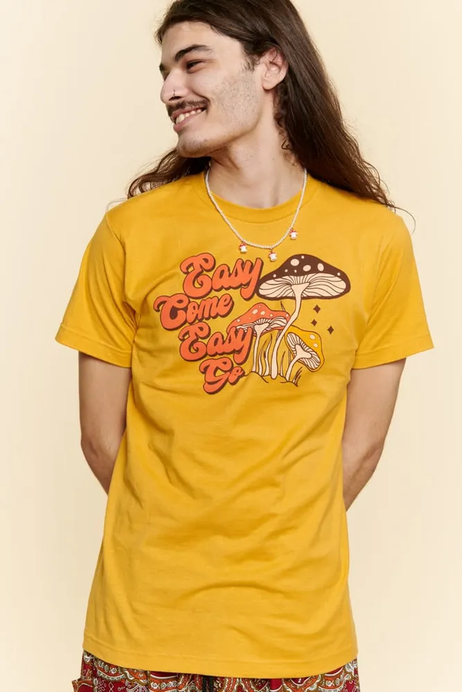 Easy Come Go Mushroom T-Shirt