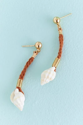 Shell Twist Rope Earrings