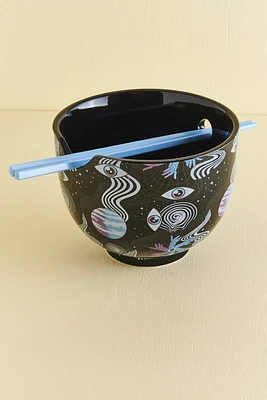 Dreamscape Noodle Bowl with Chopsticks