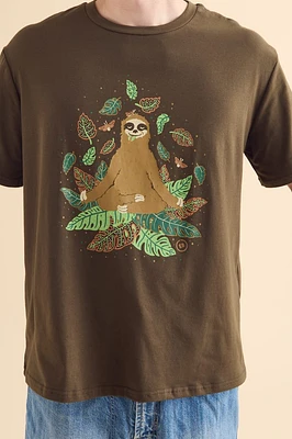 EBX Meditating Sloth T-Shirt