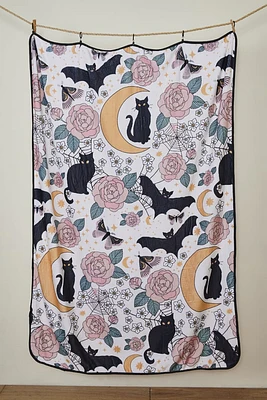 Luna Rose Throw Blanket