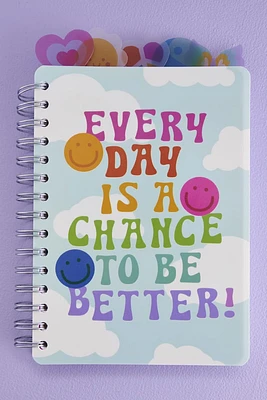 Rainbow Positive Message Tab Journal