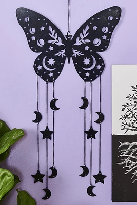 Black Butterfly Metal Wall Hanging