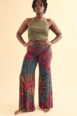 Slate Artisan Tie Dye Flare Pants