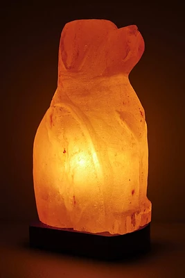 Natural Dog Himalayan Salt Lamp