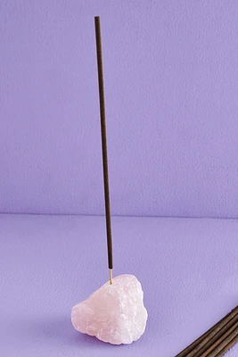 Rose Quartz Crystal Incense Burner