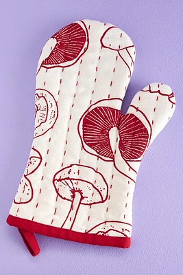 Red Mushroom Oven Mitt