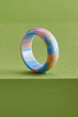 Pastel Rainbow Acrylic Ring