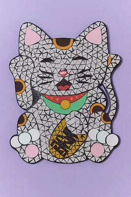 Japanese Lucky Cat Mosaic