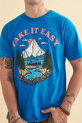 Take It Easy Mountainscape T-Shirt