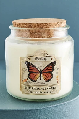 Vintage Monarch Butterfly Candle