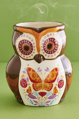 Amber Soy Wax Owl Candle